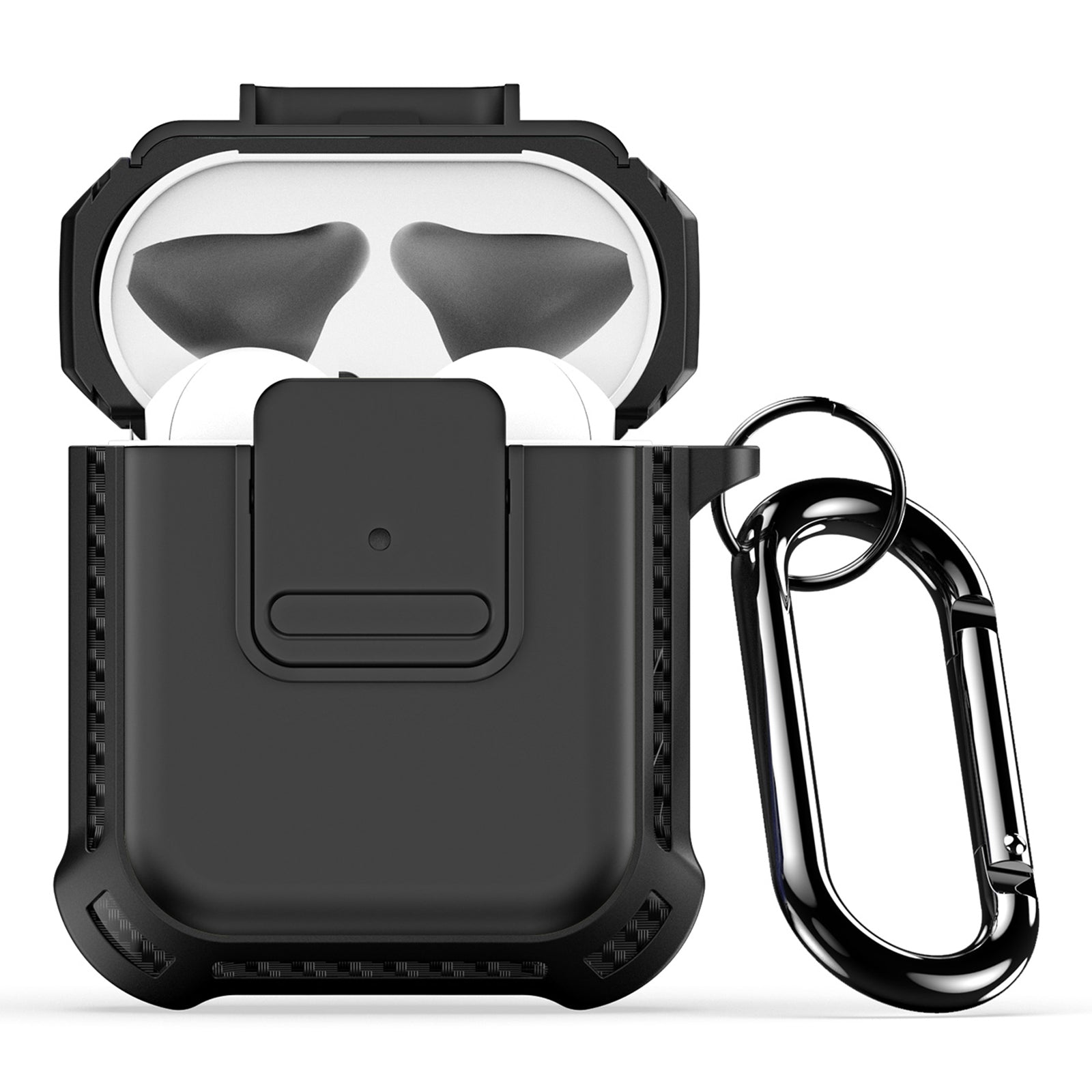 DUX DUCIS PECG Series for Apple AirPods with Charging Case (2016) / (2019) / AirPods with Wireless Charging Case (2019) Earbuds Cover DUX DUCIS PECG Series for Apple AirPods with Charging Case (2016) / (2019) / AirPods with Wireless Charging Case (2019) Earbuds Cover